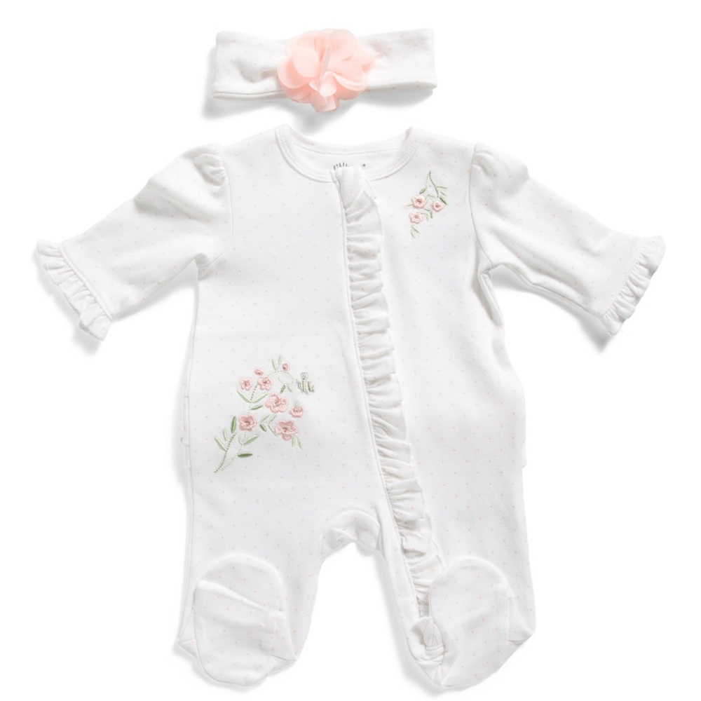 NWT - Bee Lovely Footie With Headband